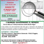 FIALS Foggia - Corso base: "Interpretazione della busta paga". Foggia - 25 marzo 2023. Programma.