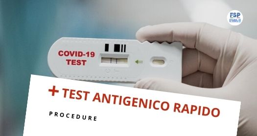 Firmata la circolare del Ministero della Salute su test antigenici rapidi.
