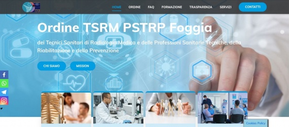 Nuovo sito dell’Ordine Tsrm e Pstrp della Provincia di Foggia.